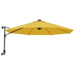 Parasol D'extérieur Mural 290 Cm Jaune Helloshop26 02_0008699