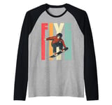 Snowboarder FIVE Snowboarding Children 5 Years Birthday Raglan Baseball Tee