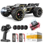 DEERC Voiture télécommandée sans balais Rapides 1:14 pour Adultes et garçons, Max 50+ MPH, 2 Batteries Lipo 3S Camion RC, Voiture RC Grande Vitesse Tout-Terrain pour la Neige, Le Sable et la Boue