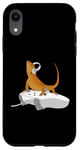 Coque pour iPhone XR Beardie Reptiles Gamers - Dragon barbu jouant au jeu vidéo