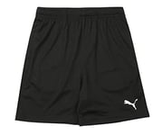 PUMA Garçon Teamrise Training Jr Short, Puma Noir/Blanc, 116 EU