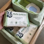 Mama Bamboo - Sustainable Bamboo Baby Wipes - 100% Compostable Bamboo Viscose -