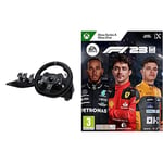 Logitech G920 Driving Force Volant de Course avec Pédales, Retour de Force, Palettes Volant Acier Inoxydable+F1 23 XBOX Series X | Jeu Vidéo