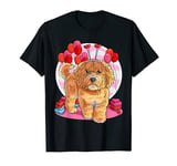 Australian Labradoodle Heart Valentine Day Decor Gift T-Shirt