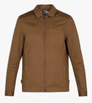 Ted Baker Samba Bonded Harrington Jacket Tan Size 4 Medium uk 40 eu 50