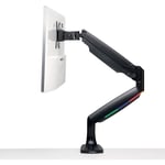 Monitor Arm Single OneTouch Adjust. Black