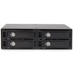 StarTech SATSASBP425 Rack pour Disque Dur 2,5`` 4 Baies SATA Noir