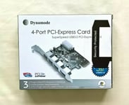 Dynamode SuperSpeed 4-Port PCI-Express Card USB 3.0 