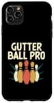 Coque pour iPhone 11 Pro Max Gutter Ball Pro Bowling Tenpin