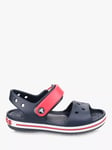 Crocs Kids' Crocband Sandals, Navy/Red