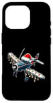 iPhone 16 Pro RC Airplane Model Flight Pilot Christmas Hat Xmas Case