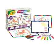 Crayola - Kit Ardoises Blanches Créatives, pour Colorier et Écrire avec des Feutres Lavables et des Crayons lavables, Activité Créative pour Enfants, à partir de 5 ans, 04-2947