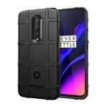 OnePlus 7 Pro rutmönster skal - Svart