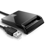 ID-kortläsare USB Smart Card Reader, svart [DB]