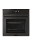 Hoover Ho6 M5G3Htb 78L Single Oven, 16F + Wifi, Steam Clean, Graphic Ux, Telescopic, Airfry Matte &Amp; Gloss Black Glass - Oven Only