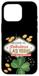 Coque pour iPhone 16 Pro Shamrock Crazy - Jeu de hasard pour la Saint-Patrick de Las Vegas