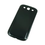 Coque Cache Batterie pour Samsung Galaxy S3 i9300 i9305 Noir.