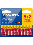 VARTA Longlife Max Power AA - 10-Pack