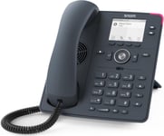 D150 Te¿Le¿Phone Voip Sip Avec Fil Gris Ardoise-E¿Cran Lcd 2,8 Pouces,Switch Ethernet Gigabit,Poe Classe 1,2 Comptes Sip,4 Touches Contextuelles,2 Touches Smartlabel Programmables