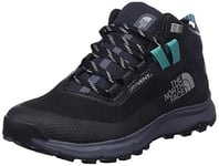 THE NORTH FACE Men's Cragstone Mid Wp Sneaker, TNF Black Vanadis Grey, 5.5 UK