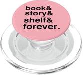 Étagère D’histoire D’amoureux Des Livres Forever Reading PopSockets PopGrip pour MagSafe