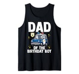 Dad Of The Birthday Boy Police Car Policeman Officer Cop Dad Tank Top