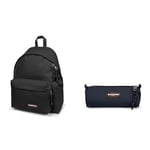 EASTPAK PADDED PAK'R Sac à Dos, 27 L - Black (Noir) & BENCHMARK SINGLE Trousse, 27 L - Ultra Marine (Bleu)