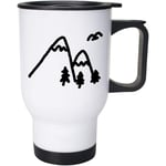 Azeeda 400ml 'Mountains' Reusable Coffee / Travel Mug (MG00037130)