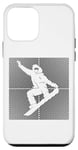 Coque pour iPhone 12 mini Snowboarder Snowboarding Skilift Snowboardeur Snowboard