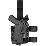 Safariland 6304RDS ALS/SLS Drop-Rig Tactical Holster - Glock 17 MOS Gen5 + Large Optics / TLR-7/7A/Flex (Utförande: Höger)