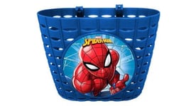 Panier a velo spider man boys 12 x 20 cm bleu