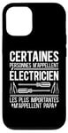 Coque pour iPhone 13 Plus Importantes M'appellent Papa Électricien Fête Des Pères