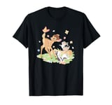 Disney Bambi Thumper & Flower Pastel Spring Easter Butterfly T-Shirt