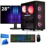 Sedatech Pack PC Gamer Expert • Intel i9-12900KF • Geforce RTX4070 • 32 Go DDR5 • 1To SSD M.2 • Wifi • BT • Windows 11 • Unité centrale • Moniteur 28