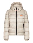 Superdry Sport Sports Puffer Bomber Jacket Beige