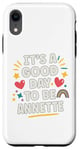 iPhone XR ANNETTE Personalized Retro Girls Custom ANNETTE Name Case