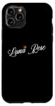 Coque pour iPhone 11 Pro Luna Rose Custom Name for Kids Toddlers Women - Luna Rose