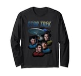 Star Trek The Original Series Group Shot Ship Poster Long Sleeve T-Shirt