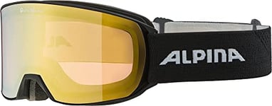 ALPINA Unisexe - Adultes, NAKISKA QV Lunettes de ski, black matt, One Size