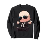 Baby Birthday Party Gift Boy Girl Toddler Like A Boss Kids Sweatshirt