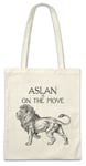 Aslan Is On The Move Shopper Shopping Bag The Chronicles Lion Susan of Narnia