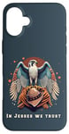 iPhone 16 Plus In Jesses We Trust Epic Cool Falconry Falconer Bird Hawking Case