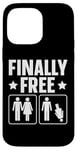 Coque pour iPhone 14 Pro Max Finally Free Funny Divorce