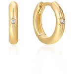 ANIA HAIE EARRINGS STAR HOOP E048-02G