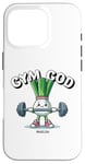 Coque pour iPhone 16 Pro Gym God Drôle Poireau Fitness Entraînement Femmes Hommes Entraînement