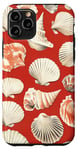 Coque pour iPhone 11 Pro Rouge Vintage Tropical Coastal Petite-fille - Tendance