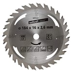 wolfcraft TC Circular Hand Saw Blade, Silver Series I 6473000 I Easy, Fast cuts