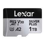 MicroSDXC Pro Silver Plus 1TB UHS-I U3 V30, 205MB/s