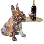 Alexandra House Living Figurine décorative Multicolore en Plastique pour Chien 22 x 34 x 29 cm Plateau