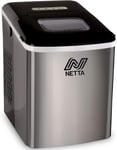 NETTA Ice Maker Machine for Home Use Makes Cubes in 10 Minutes - Large 12kg Cap